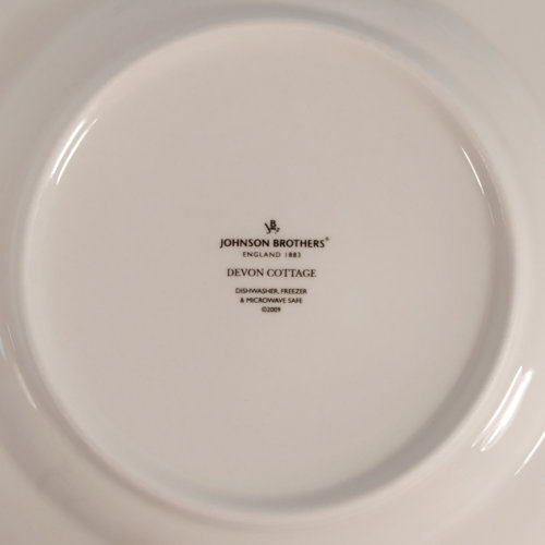 Johnson Brothers Devon Cottage Porcelain China Dinnerware Set Service for 4 & Reviews Wayfair
